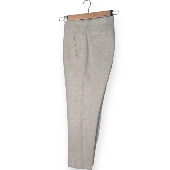 ZARA MAN Slim Ankle Business Casual Pants Trousers Mid Rise Twill Beige 31 - Picture 4 of 14
